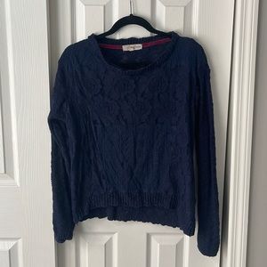 Navy sweater